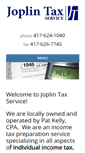 Mobile Screenshot of joplintax.com